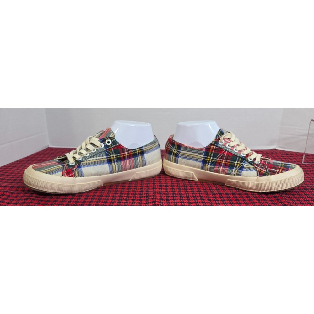 Superga 2750 Tartan Plaid Sneakers Women's sz 8 Men's 6.5 Style S009KG0 - Picture 5 of 10